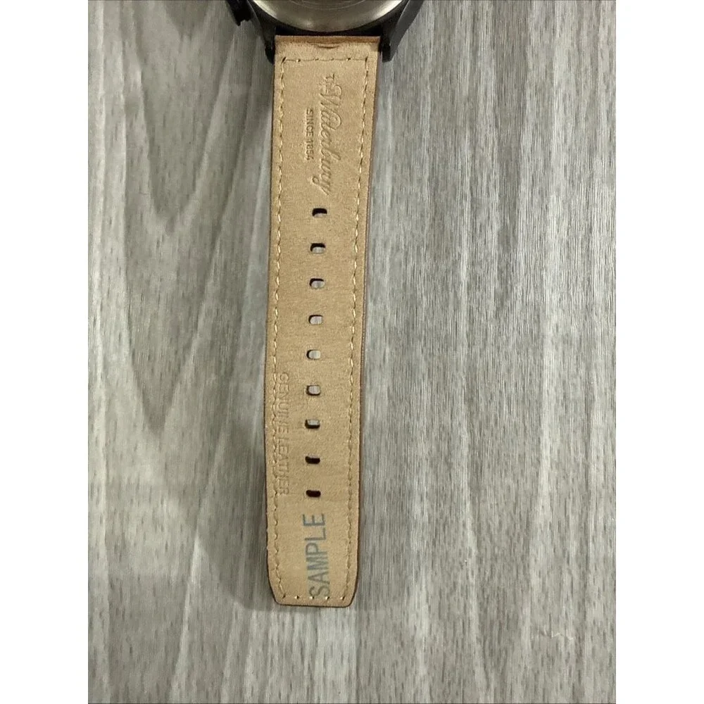 Timex Waterbury Chronograph Red Wing Collab Leather Strap Sample Dummy Project